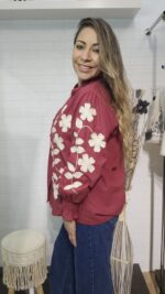 Blusa Nativa Vinotinto - Imagen 3