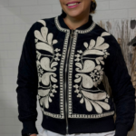 Chaqueta Boho-Chic Negra