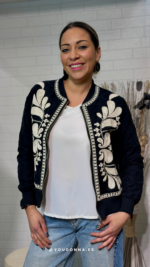 Chaqueta Boho-Chic Negra - Imagen 2