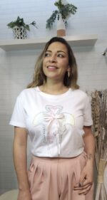 Blusa Lazo Romance Blanco - Imagen 2