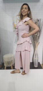 Vestido Volantes Rosa - Imagen 3