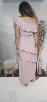 Vestido Volantes Rosa - Imagen 4