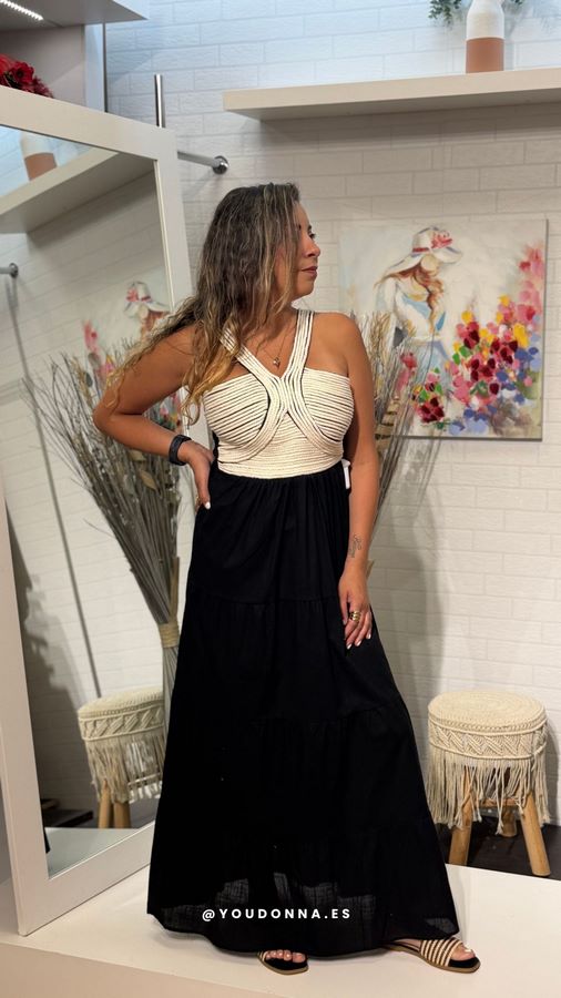 Vestido Bicolor