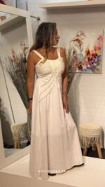 Vestido Cordoné Blanco - Imagen 2
