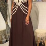 Vestido Cordoné Chocolate