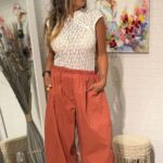 Pantalón Bombacho Zoe Naranja