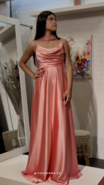 Vestido Serena Salmón - Imagen 2