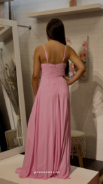Vestido Aura Rosa Pastel - Imagen 3