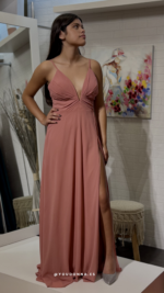 Vestido Aura Salmón - Imagen 2