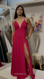 Vestido Aura Frambuesa